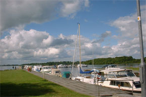 Terryglass harbour on Lough Derg.