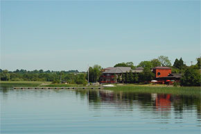 The Wineport restaurant on Lough Ree at Glasson